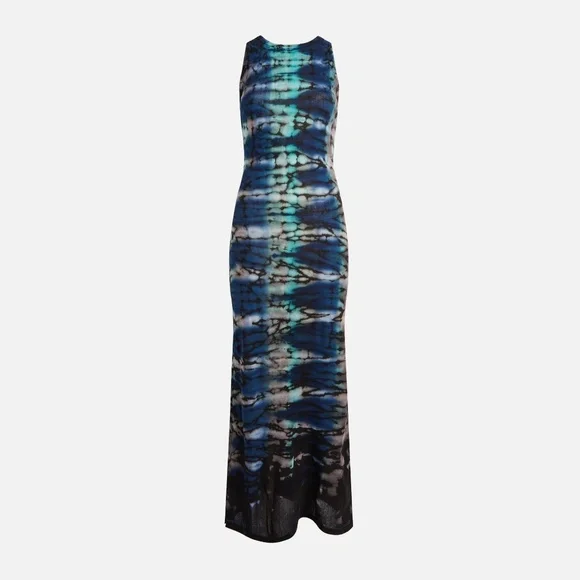 cotton citizen tie dye dress COTTON CITIZEN Verona Mini Dress in Gem Tie Dye